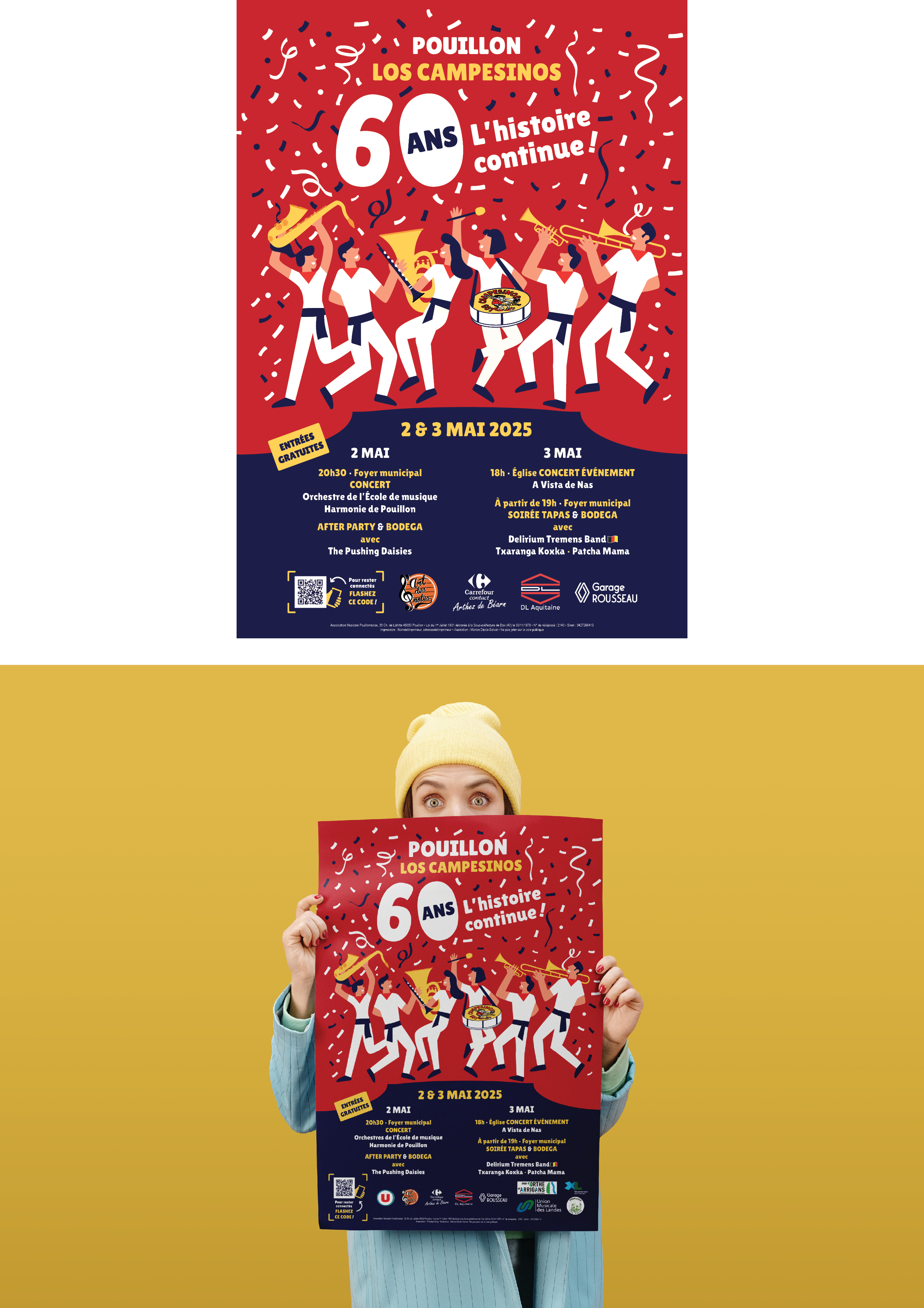 Affiche Los Campesinos Pouillon