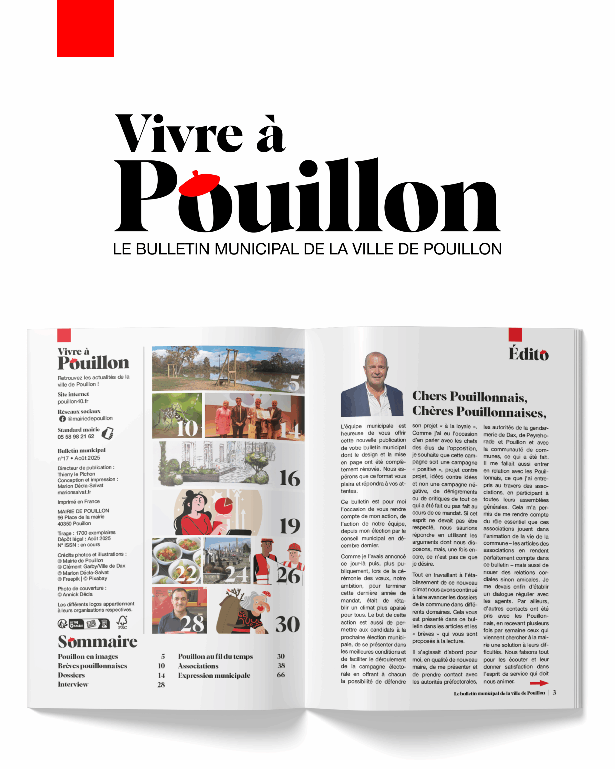 Vivre à Pouillon - Bulletin Municipal