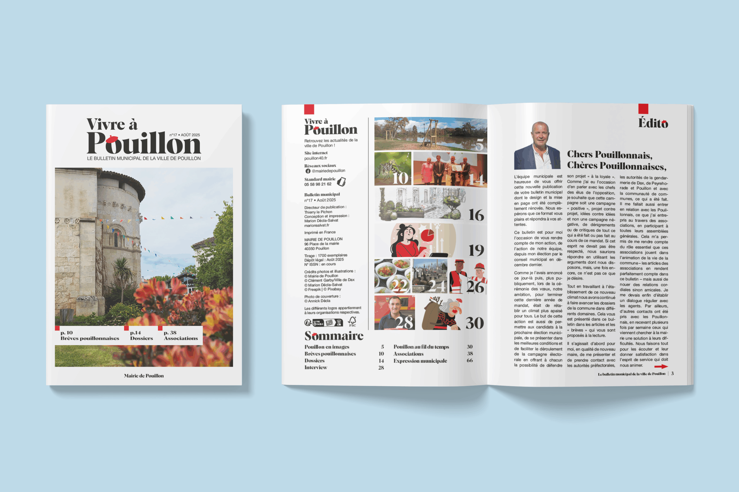 Vivre à Pouillon - Bulletin Municipal