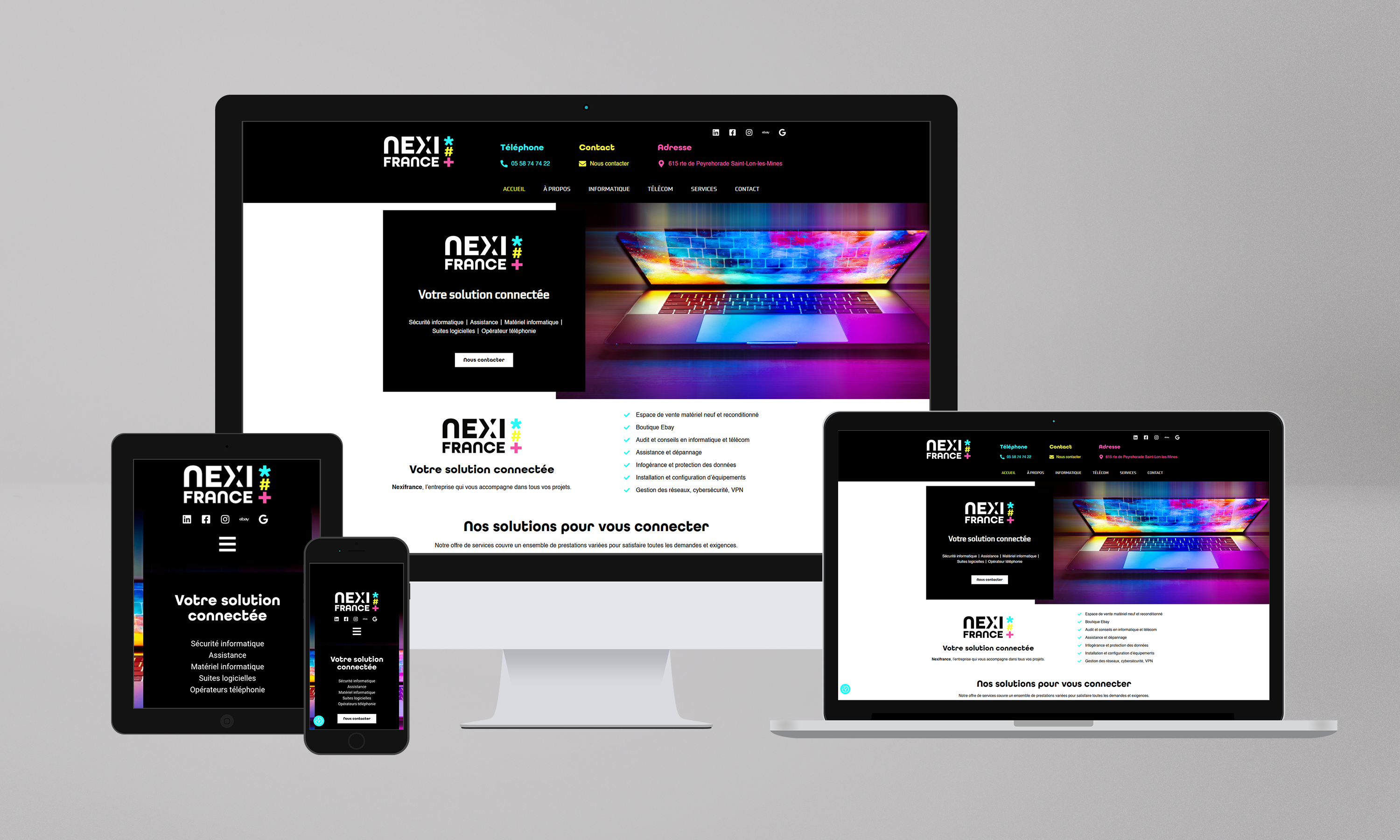 Identité visuelle - NEXIFRANCE - Logotype